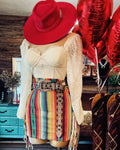 Women's Vintage Lace Top + Skirt