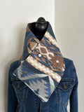Western Cowboy Aztec Warm Neck Hood