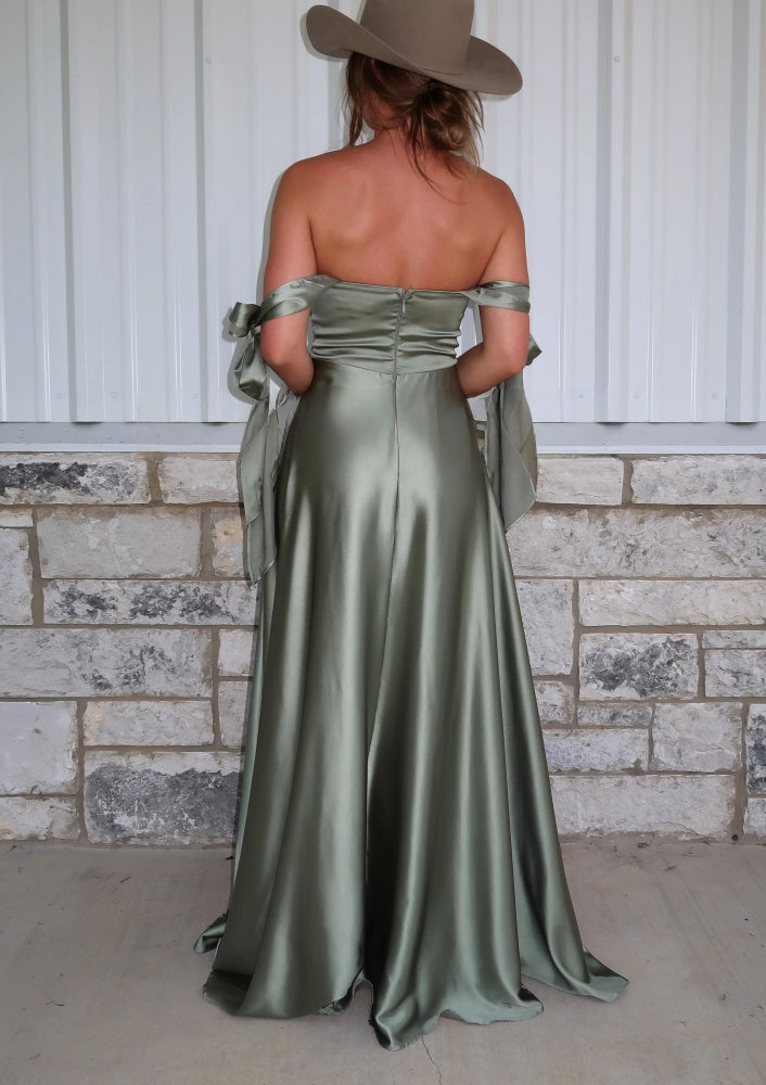 Woodlands Satin Dress