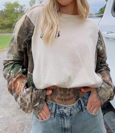 Coors X Camo Patchwork Top
