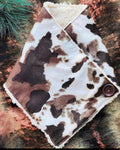Women's Warm Neck Hood Scarf-cow