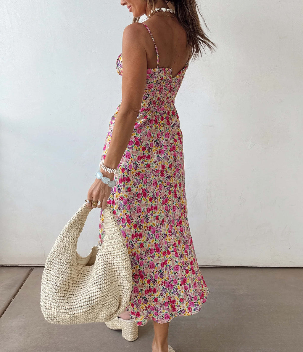Ditsy Floral Summer Midi Dress