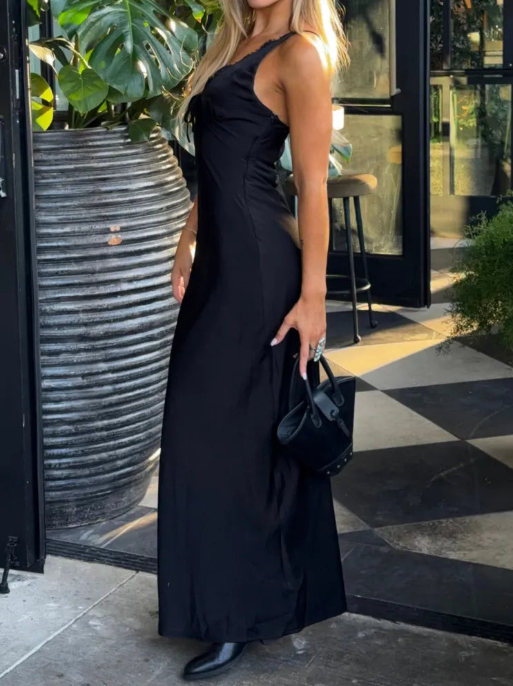 Stacy Black Maxi Dress