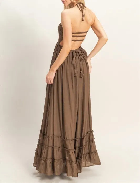 Women's Summer Spaghetti-Strap Dress