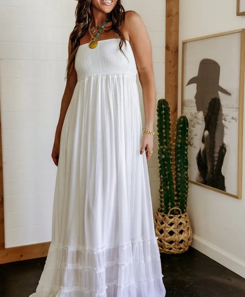 Women's Summer Spaghetti-Strap Dress