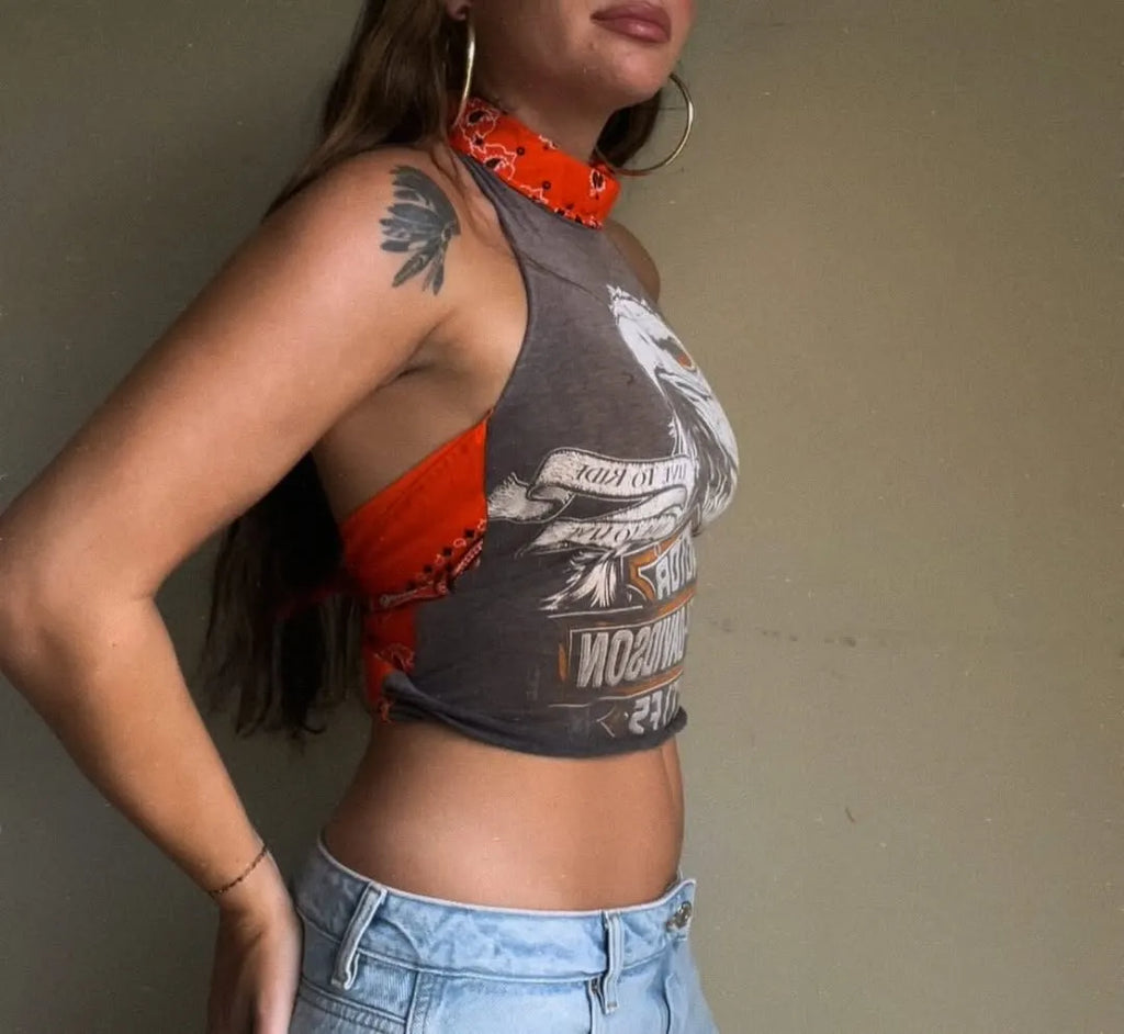 Vintage Halter  Tee