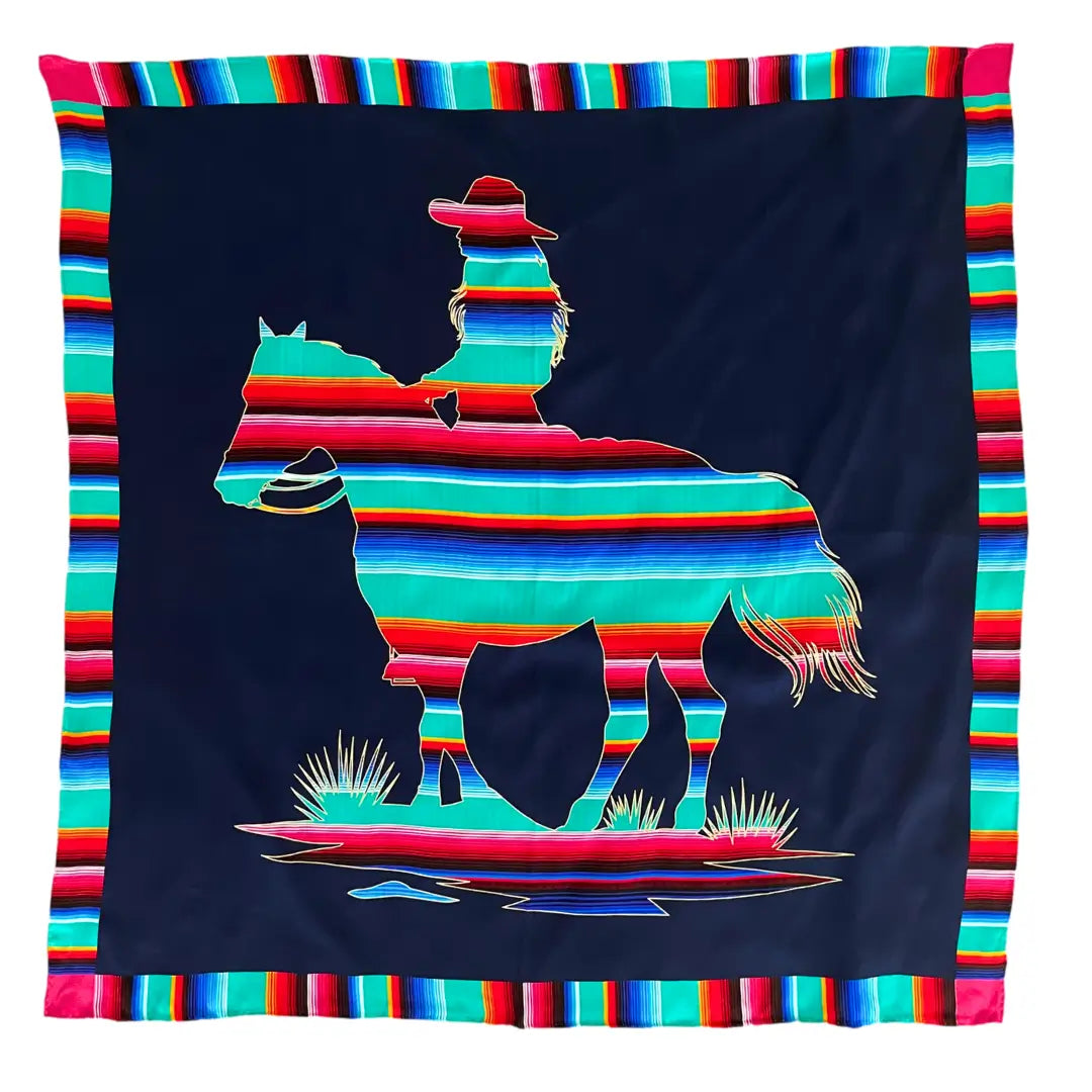 Cowgirl Wild Rags (Cowgirl Fiesta) Silk Scarf
