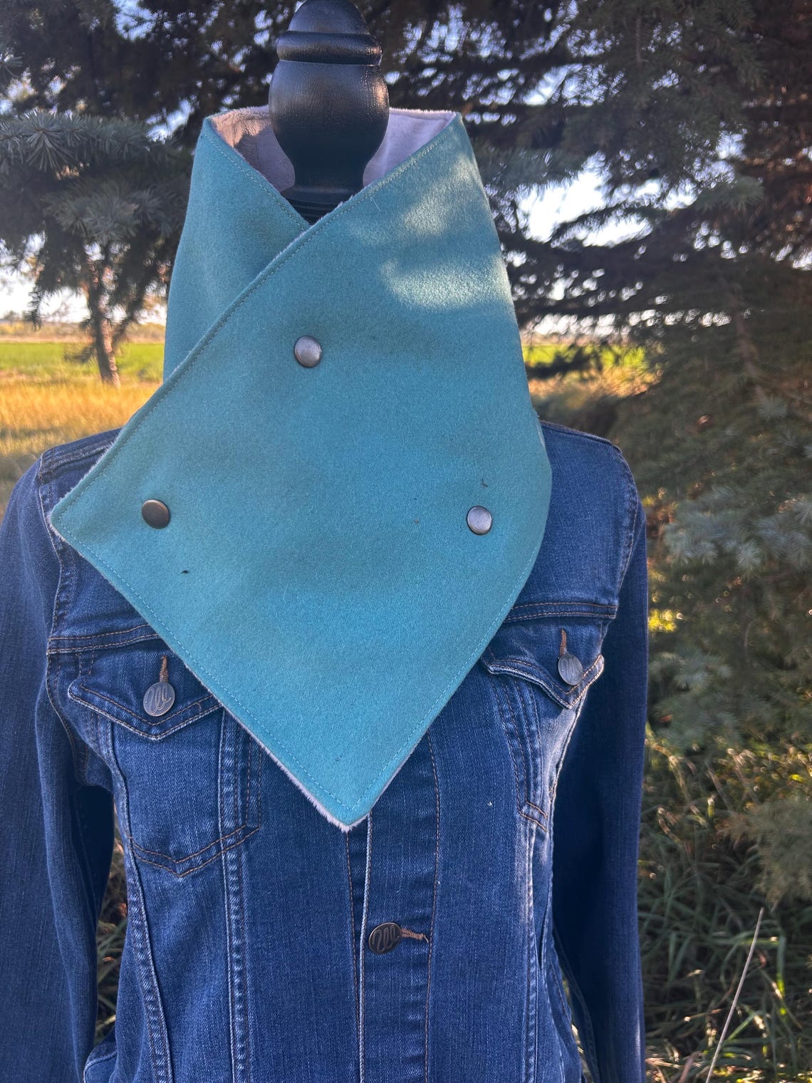 Western Cowboy Aztec Warm Neck Hood