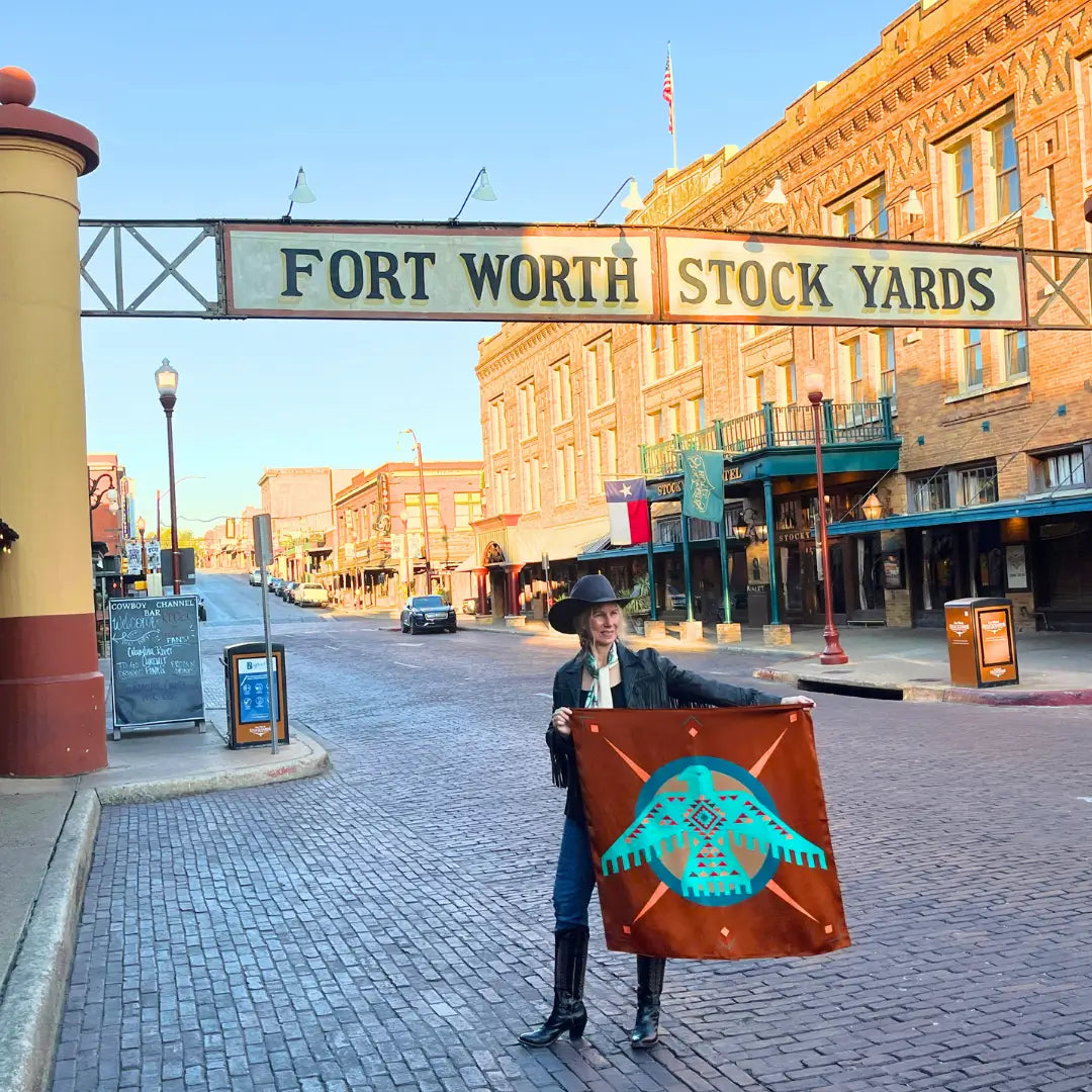 Western Wild Rags (Wild Thunderbird) Silk Scarf
