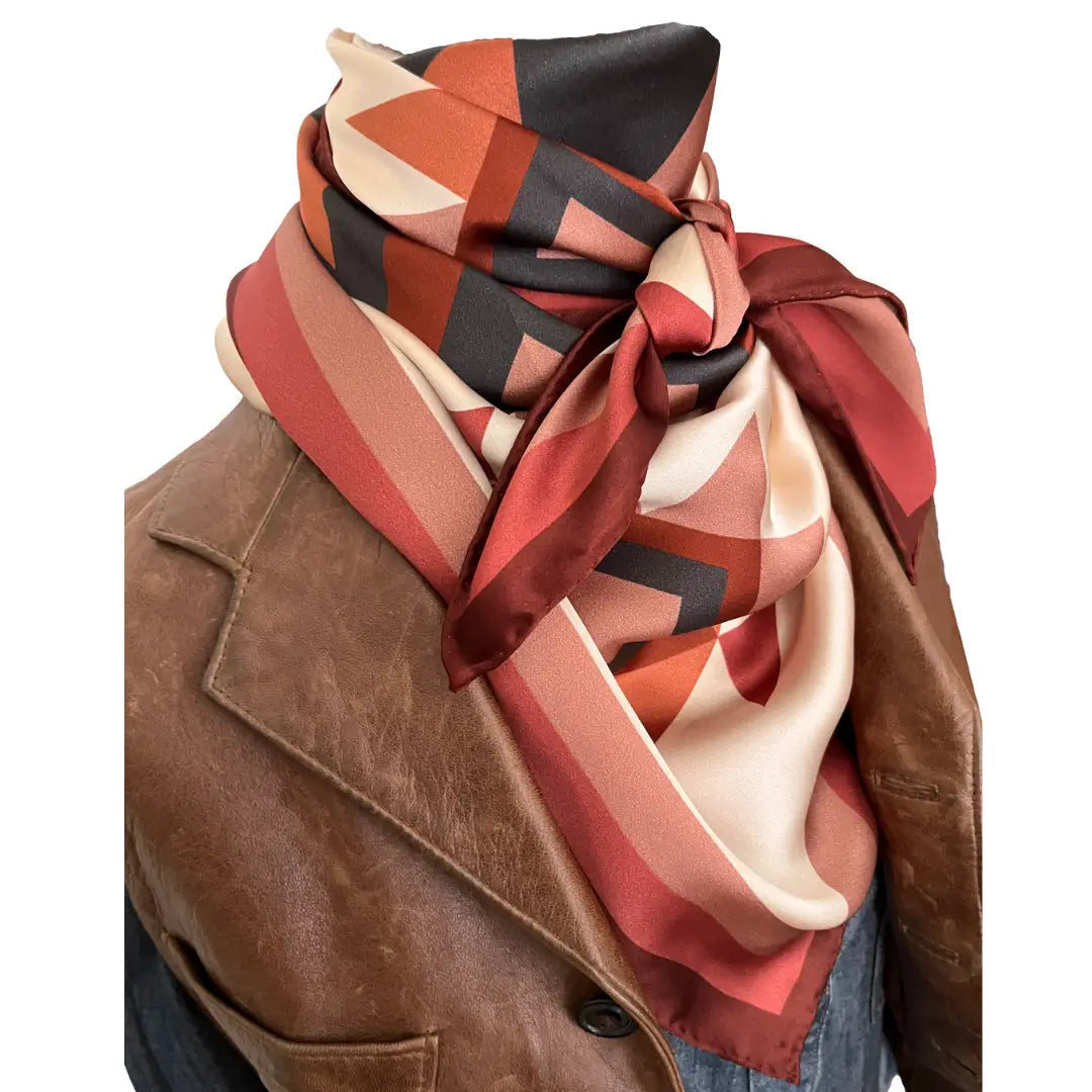Aztec Wild Rags (Pecos Desert) Silk Scarf