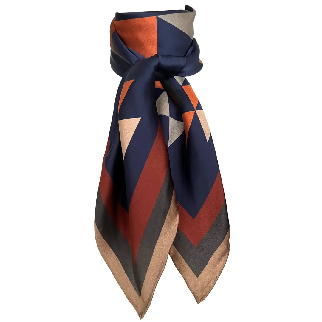 Aztec Wild Rags (Pecos River) Silk Scarf
