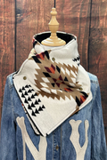 Western Cowboy Aztec Warm Neck Hood