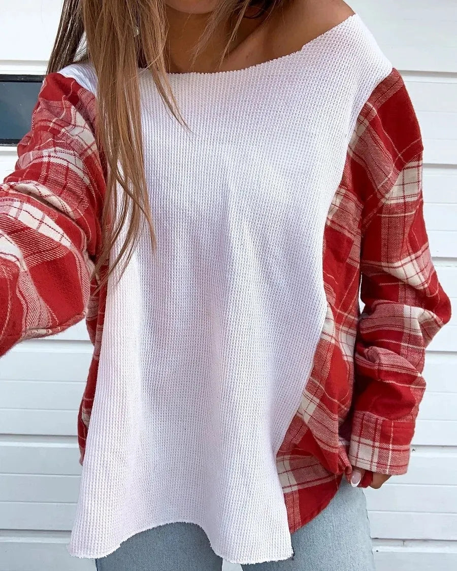 Patchwork Sweatshirt c0118