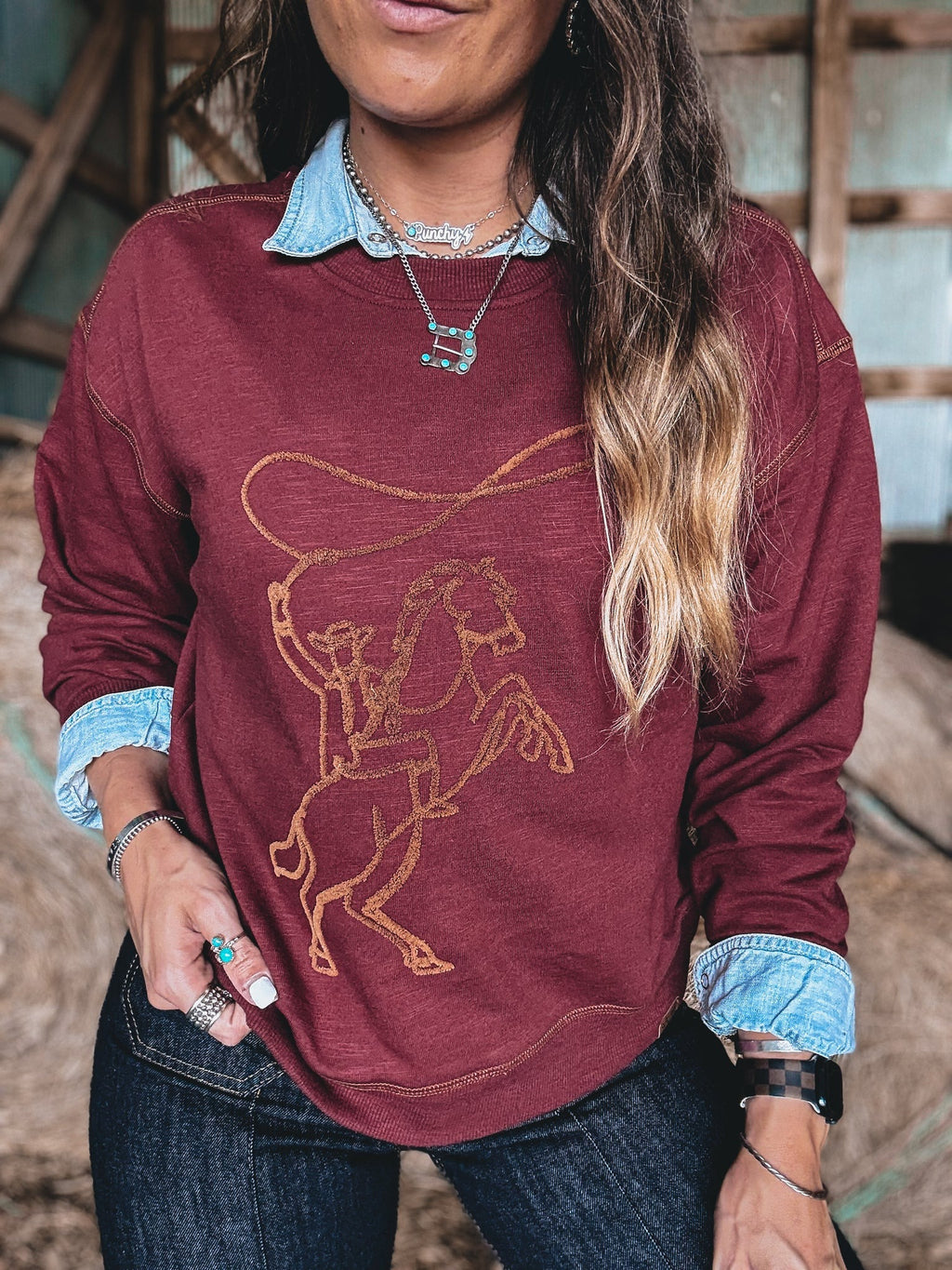 rodeochic Lasso Sweatshirt
