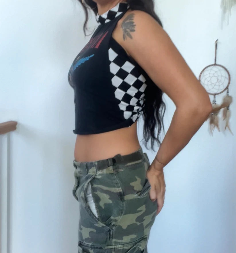 Nirvana Flame Halter Top