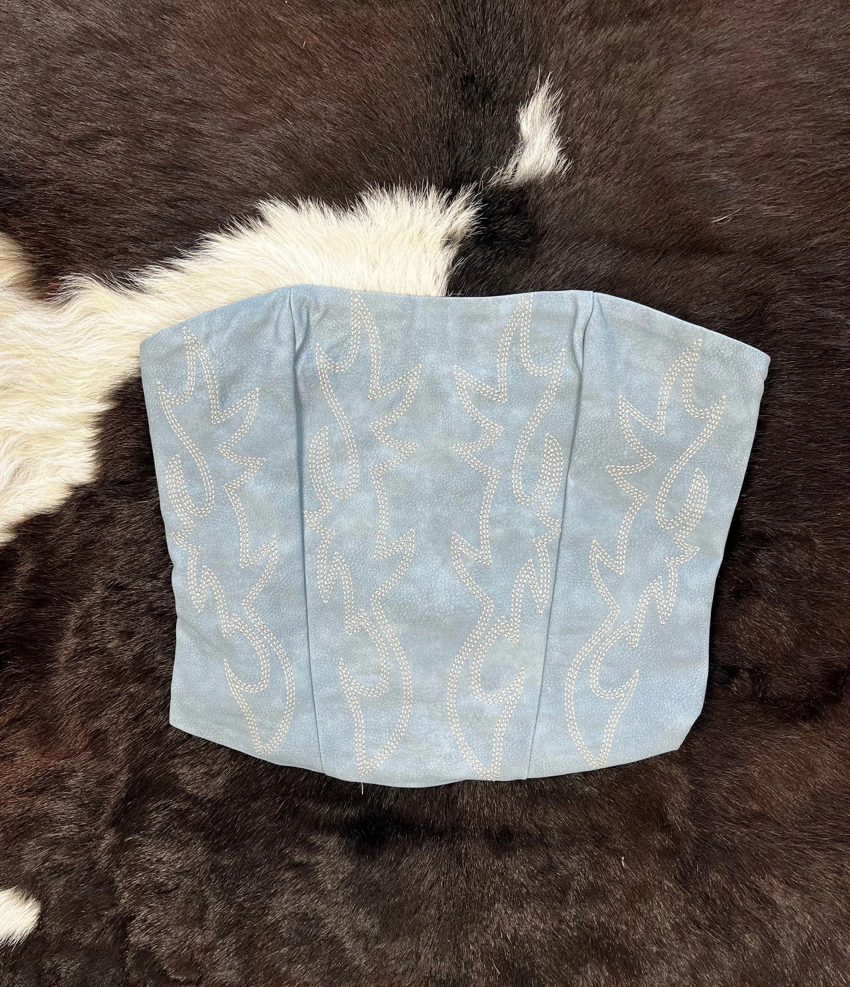 Vintage Western Corset Top