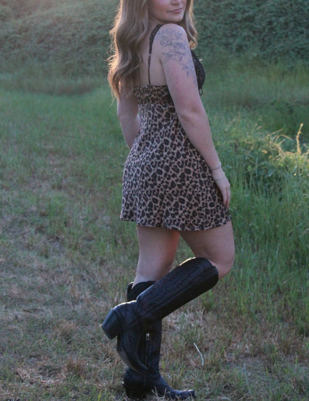 The Caitlyn Leopard Mimi Dress