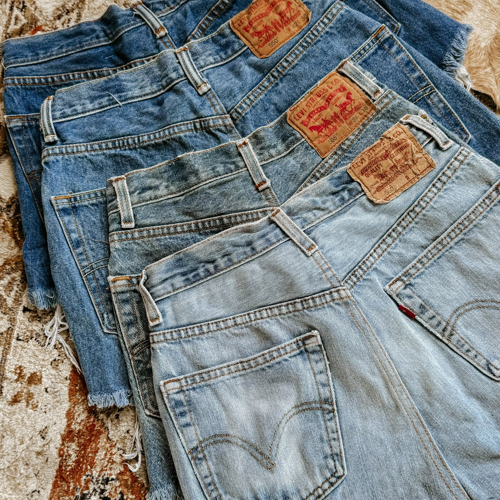 Upcycled Vintage Shorts Jeans