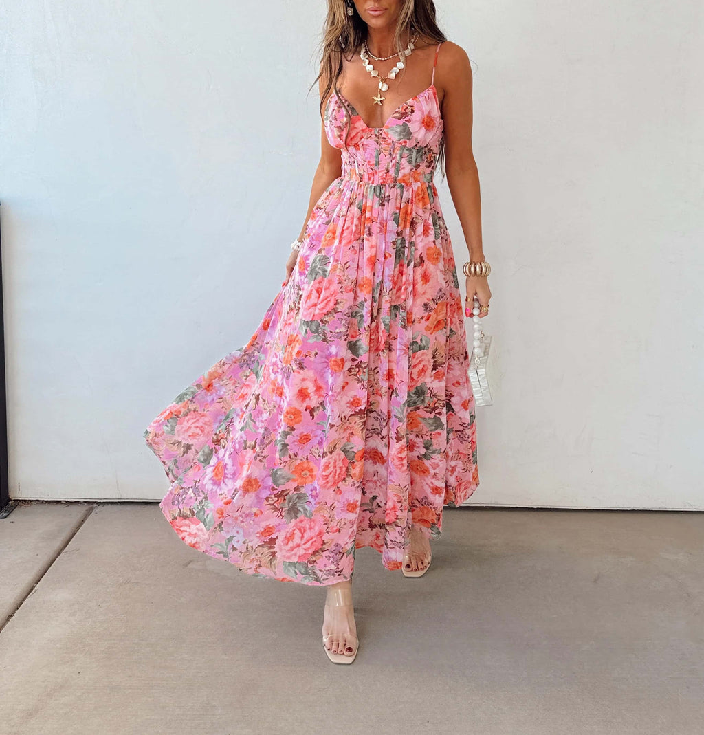 Pink Peony Dream Maxi Dress