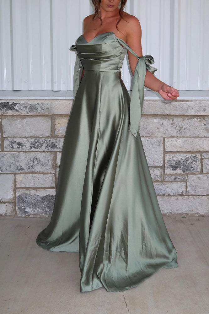 Woodlands Satin Dress