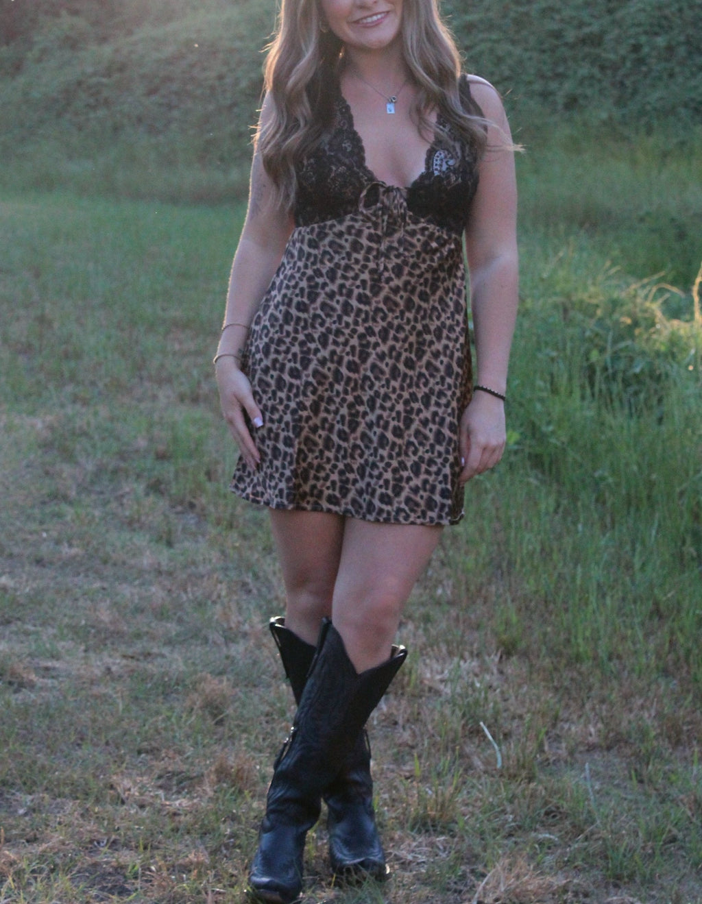 The Caitlyn Leopard Mimi Dress