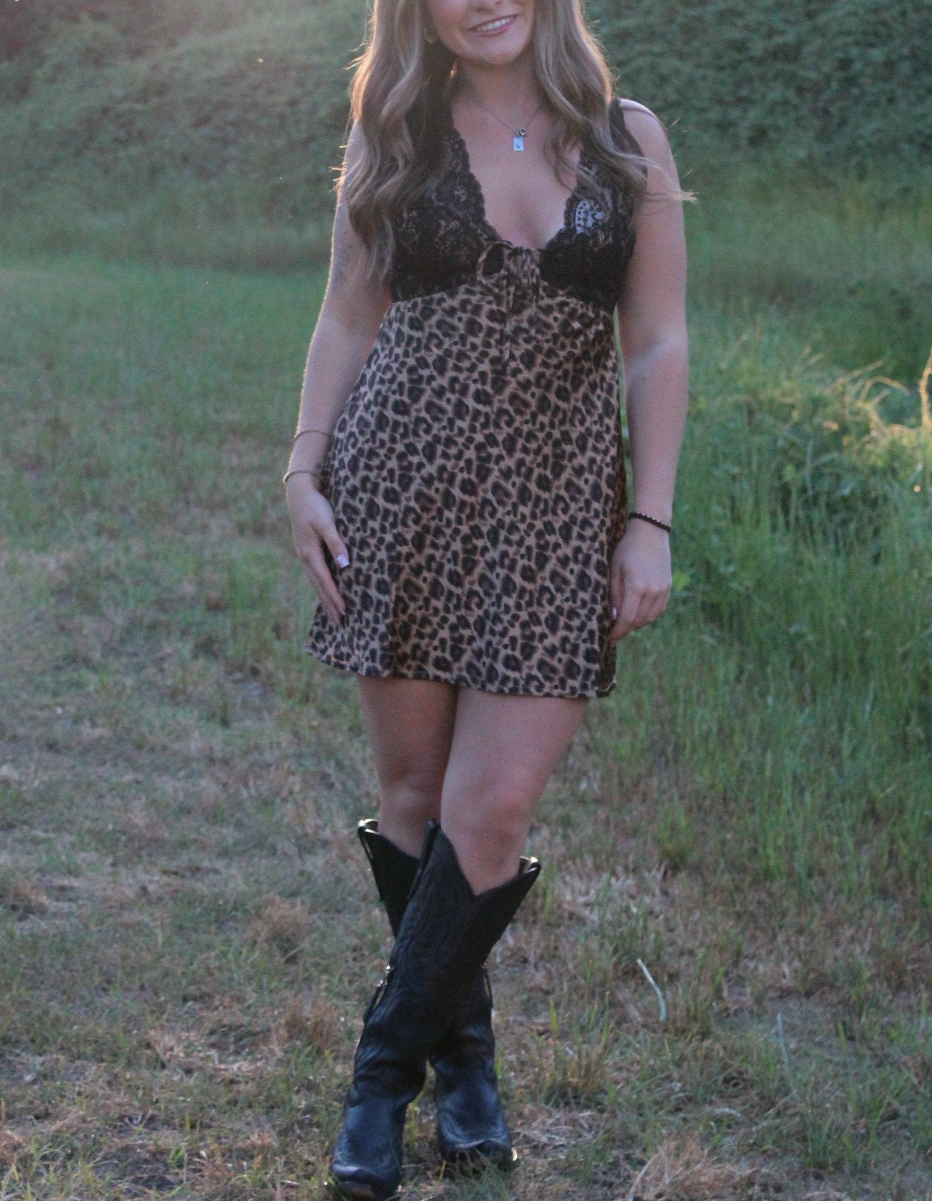 The Caitlyn Leopard Mimi Dress