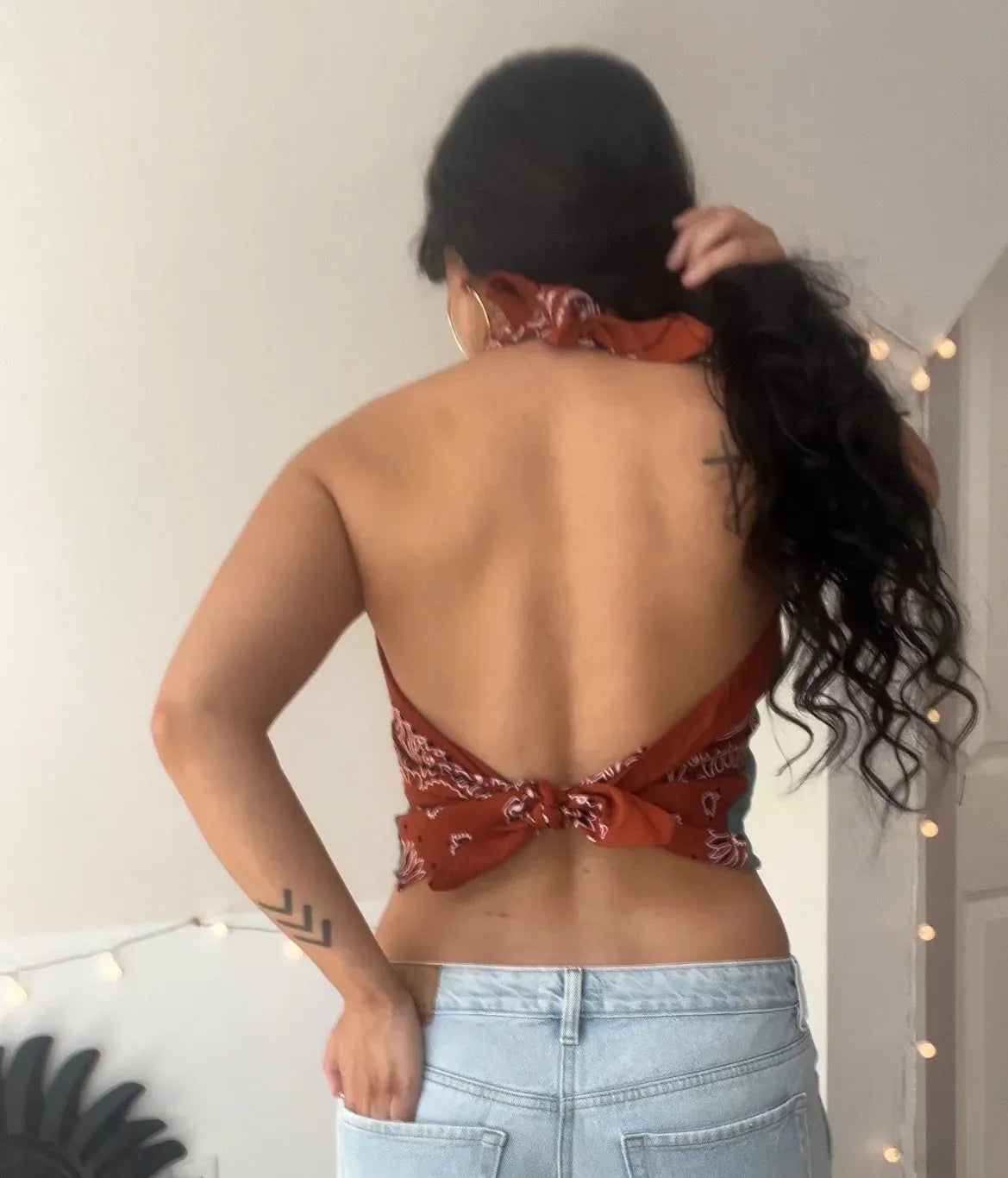 Native American Halter Tee