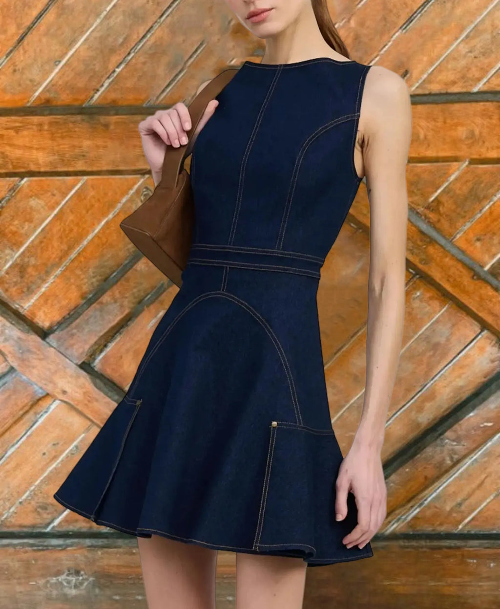 Seraphina Denim Mini Dress