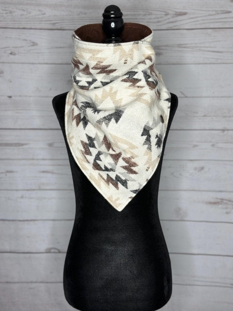 Tulsa Western Aztec Warm Neck Hood