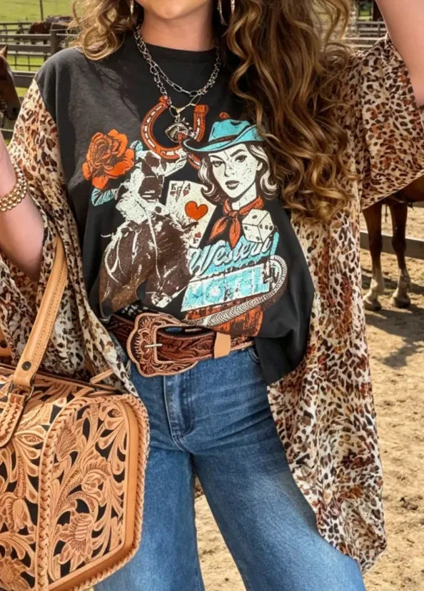 Bohemian  Kimono Top
