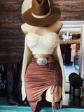 Off-shoulder V-neck sexy Flash Diamond top