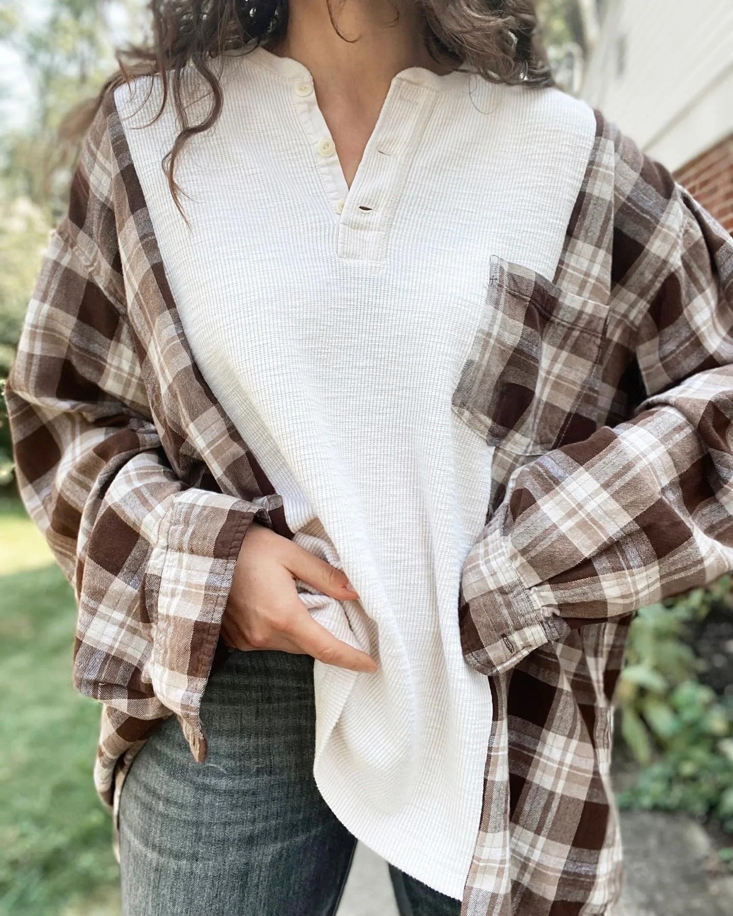 Chocolate Flannel Crew 91c8