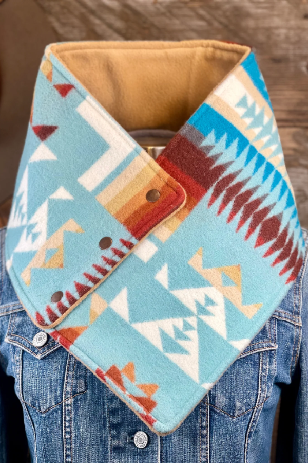Western Aztec Warm Neck Hood1