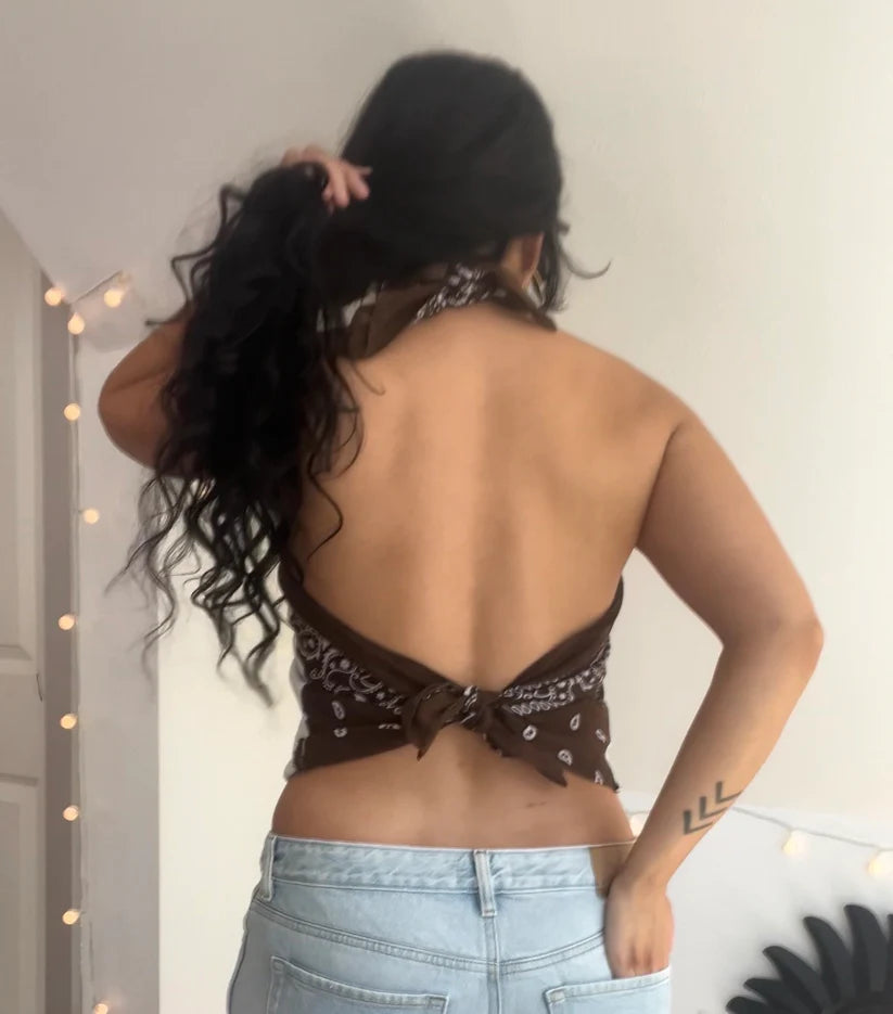 Coors Flame Halter Top