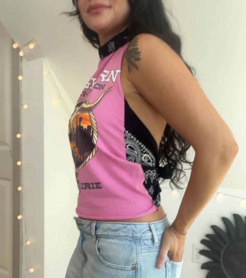 Harley Davidson Flame Halter Top