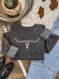 Longhorn Betty Crewneck