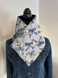 Women's Western Cowboy Bowknot Aztec Warm Neck Hood