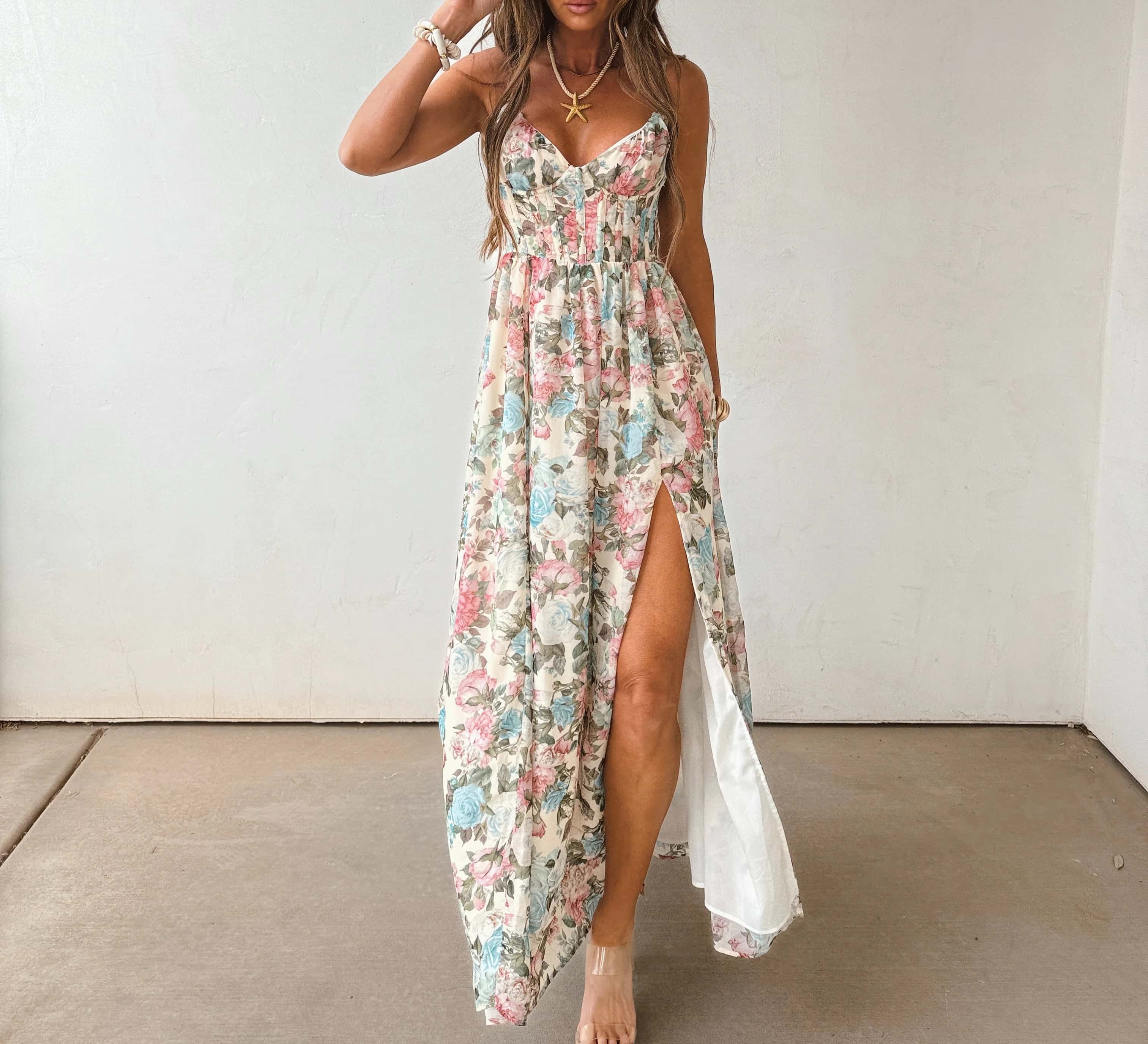 Floral Print Tulum Breeze Dress