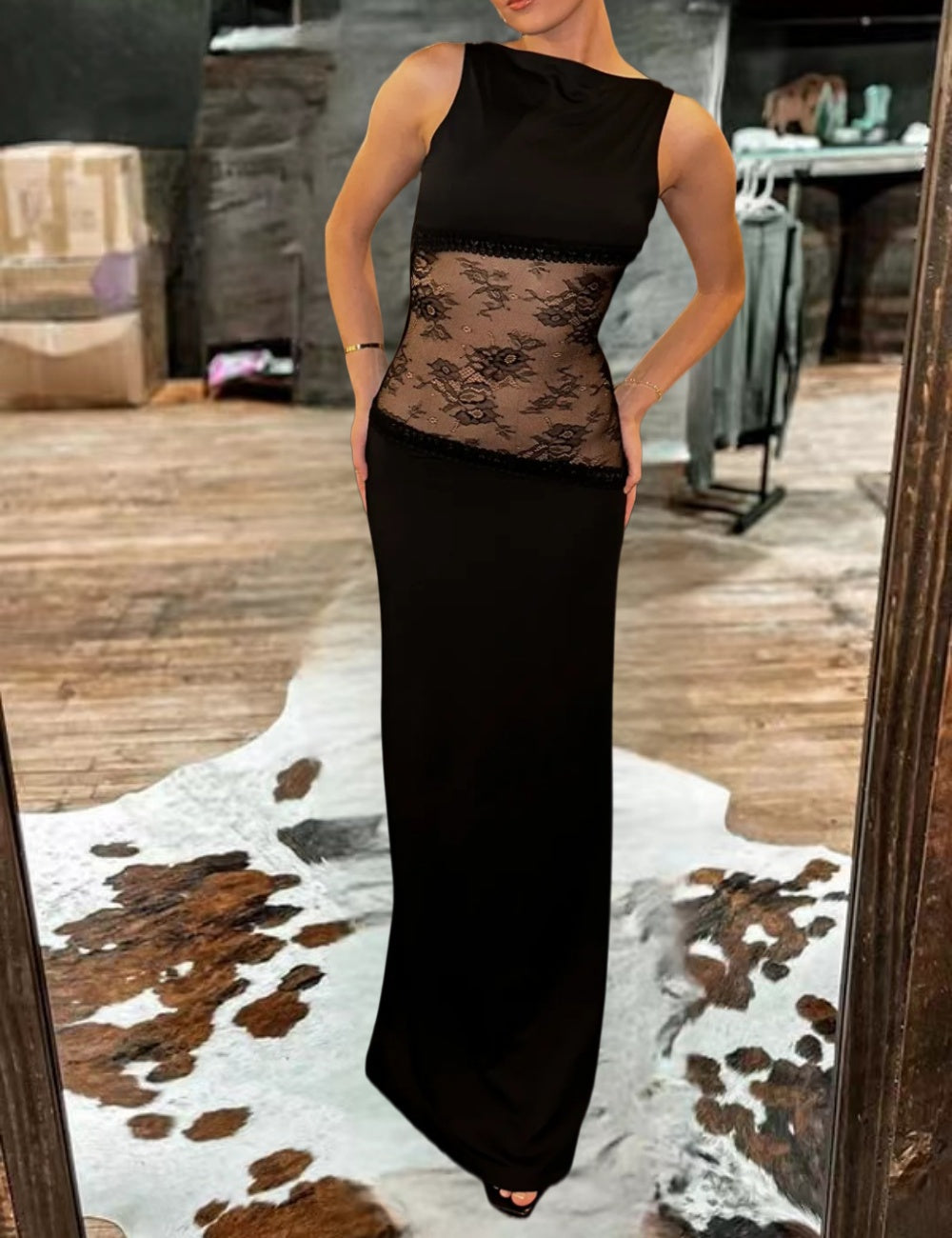 Lucinda Maxi Dress - Black