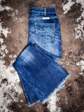 Cowgirl Tuff Turquoise Hurricane Trouser Jeans