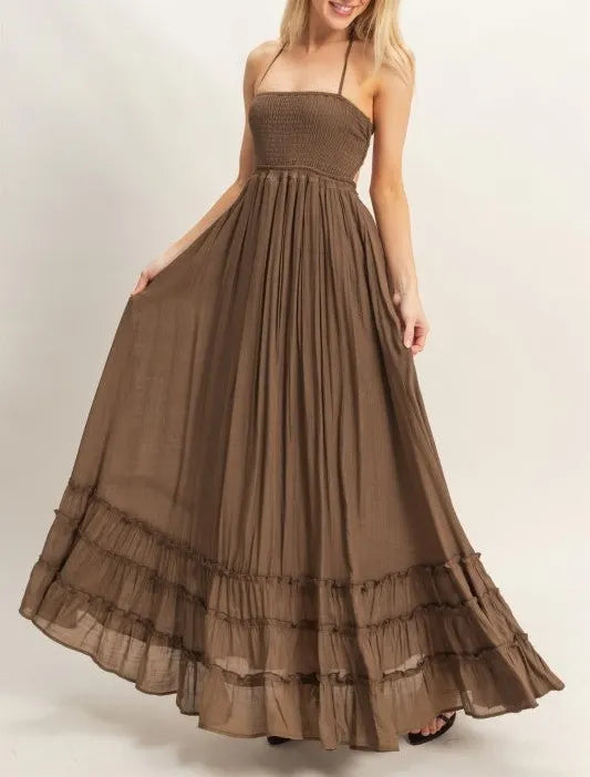 Women's Summer Spaghetti-Strap Dress
