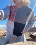 Women's Patchwork Camouflage Sweatshirt