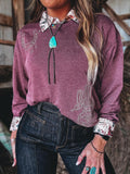 Women's Western Print Top