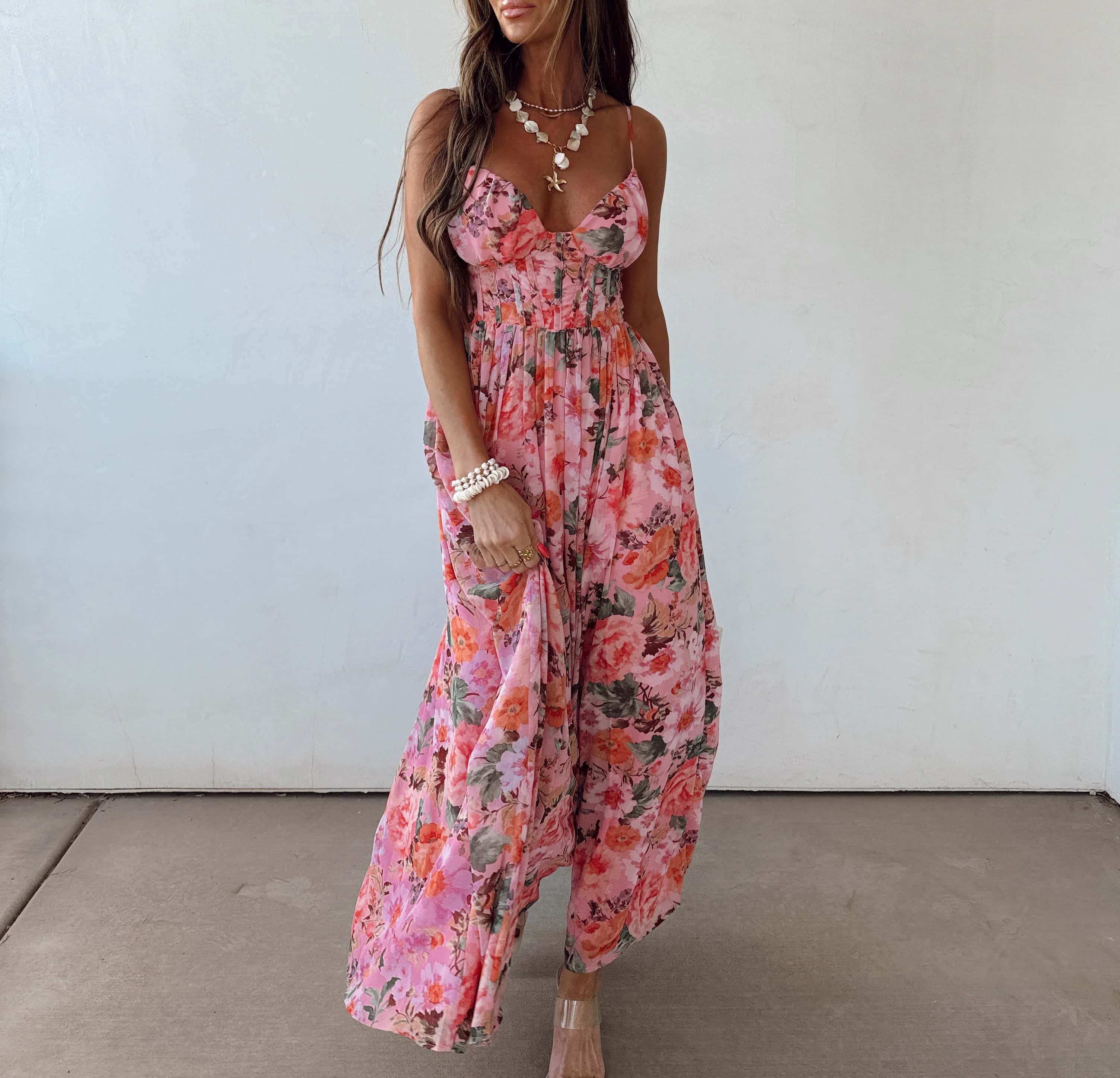 Pink Peony Dream Maxi Dress