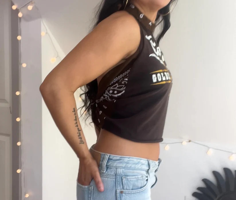Coors Flame Halter Top
