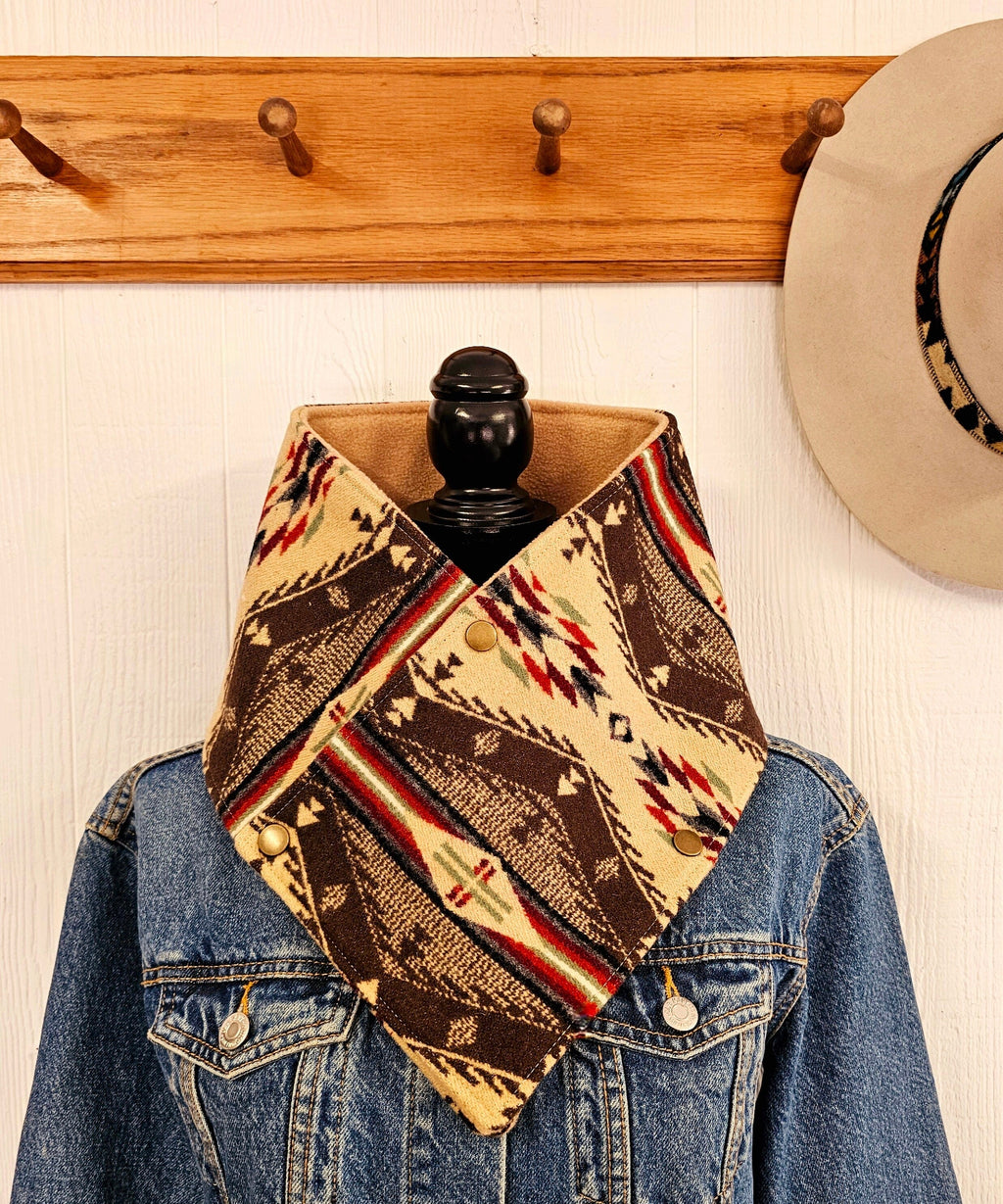 Wool Cowl Scarf - Spirit of the People