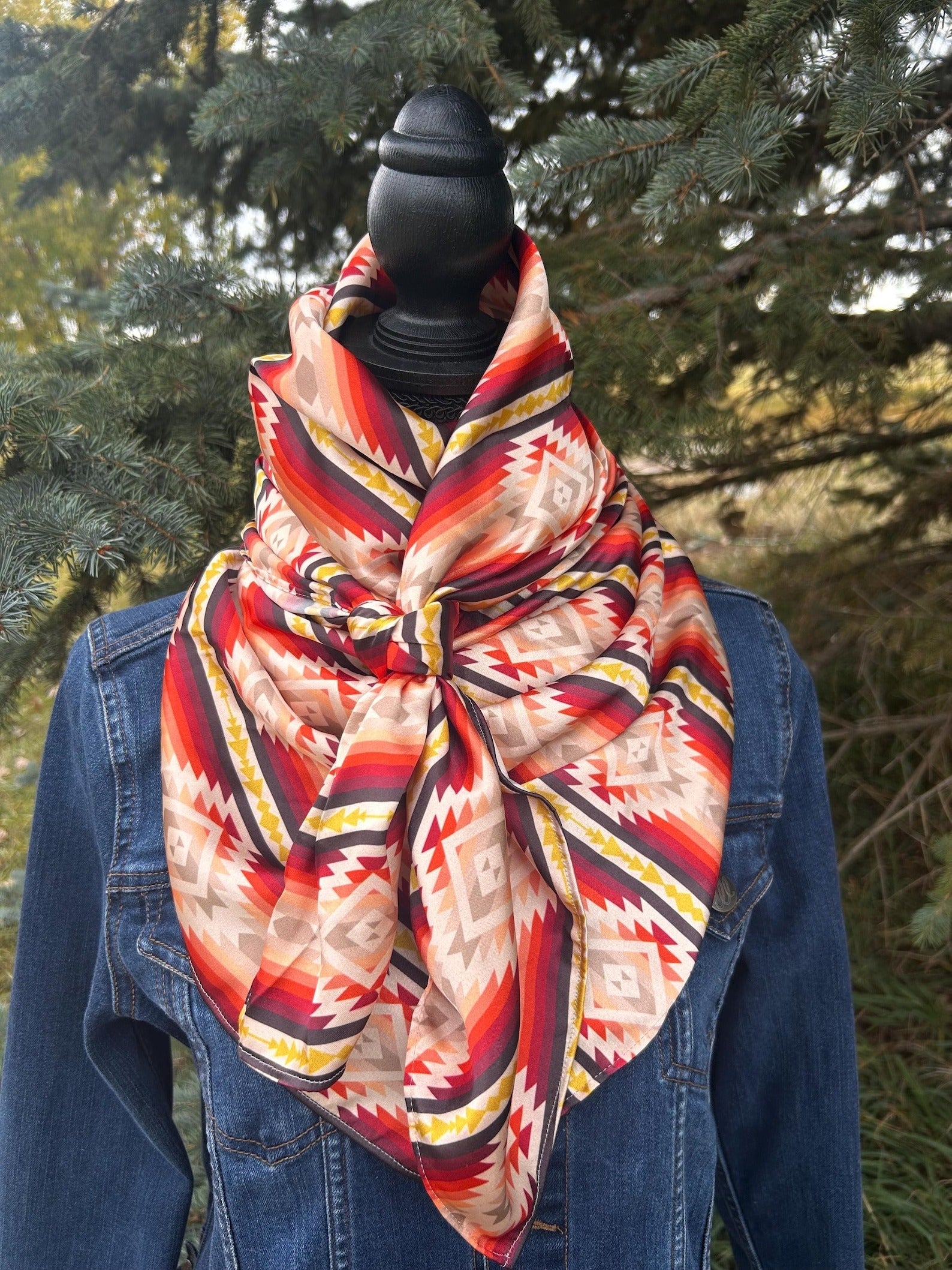 Western wild rag cowboy scarf3