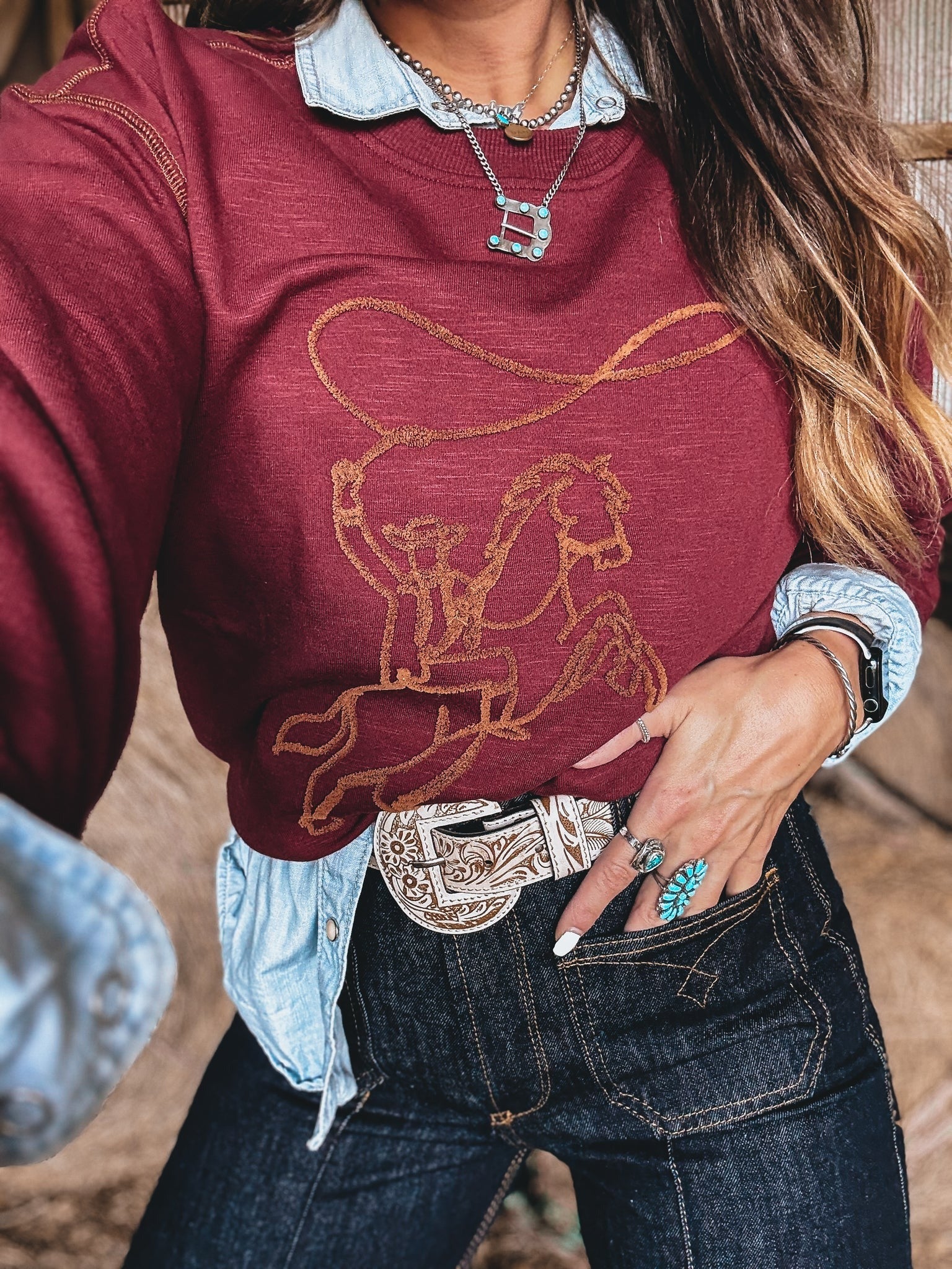 rodeochic Lasso Sweatshirt