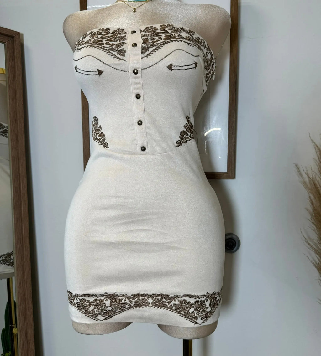 Women's Suede Dress