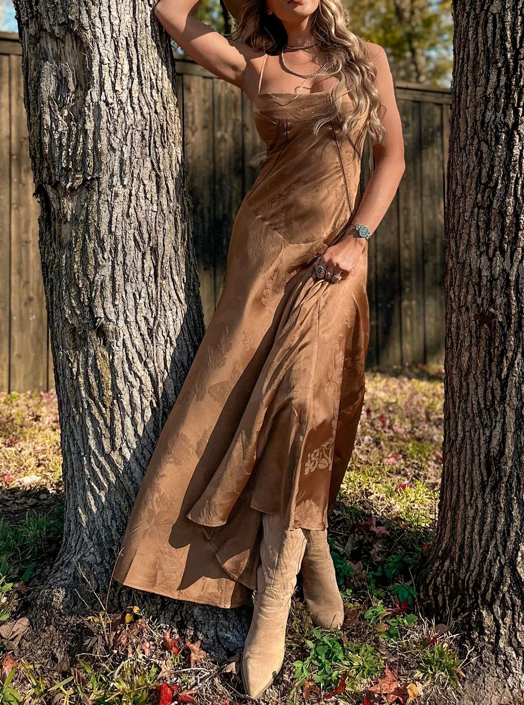 Whiskey Bent Maxi Dress